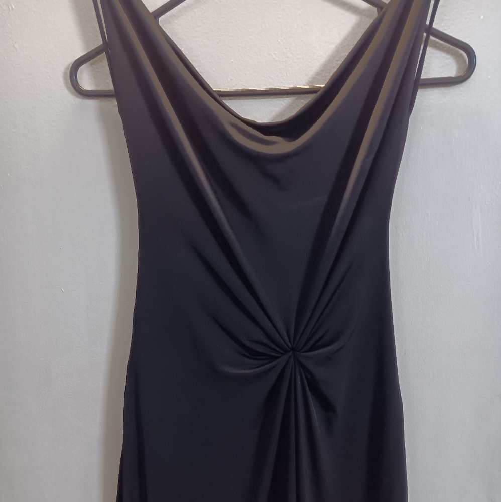 Elegant Black Sleeveless Dress Meshki Size Small